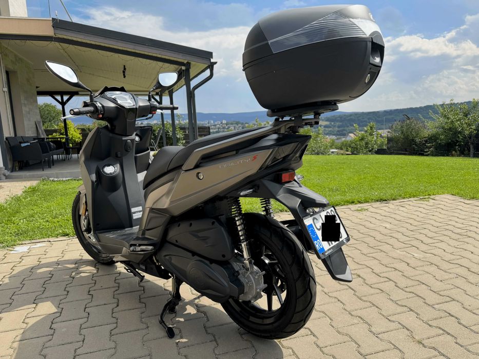 Scuter Kymco Agility S 125 ABS + Topcase + Garantie pana in Apr. 2027