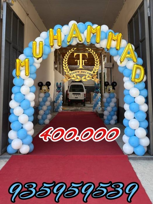 Afarmleniya 300.000 so’mdan Shar Ayiq Animator Оформление Аниматор