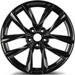 Jante R18 5x114.3 Black ZAX Tesla Style | Tesla, Lexus, Toyota, Honda