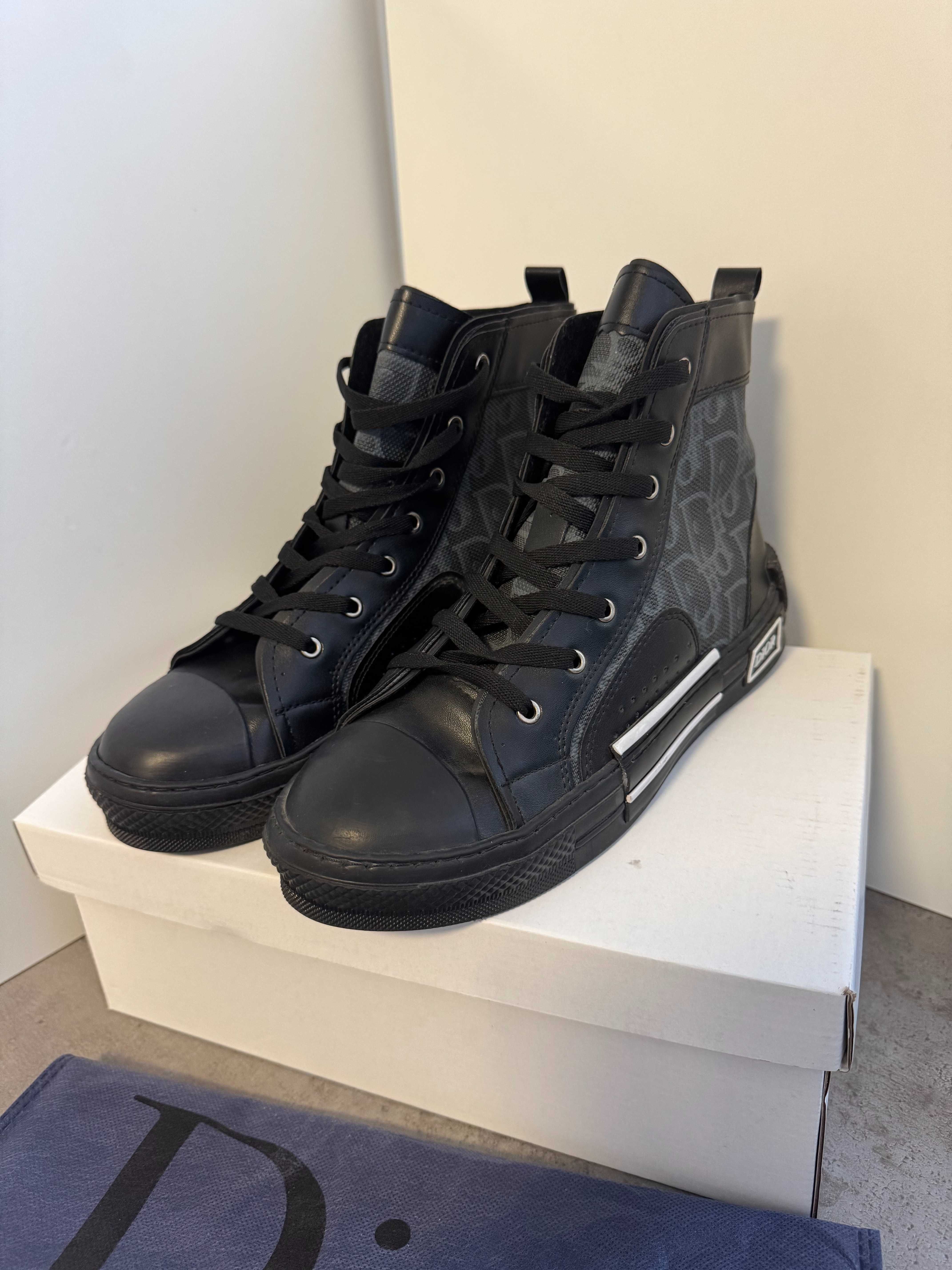 Adidasi D i o r Essentials B23 HIGH-TOP, Produs Nou - Full Box Premium