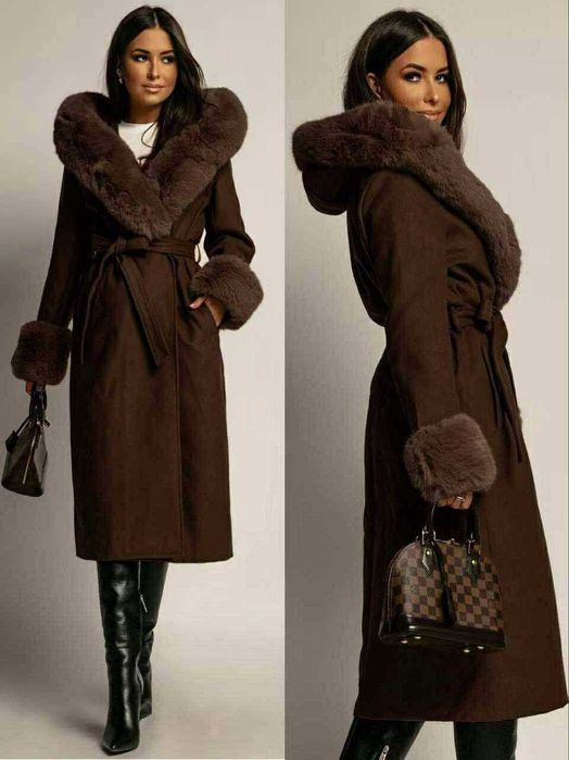 Стилно дамско палто