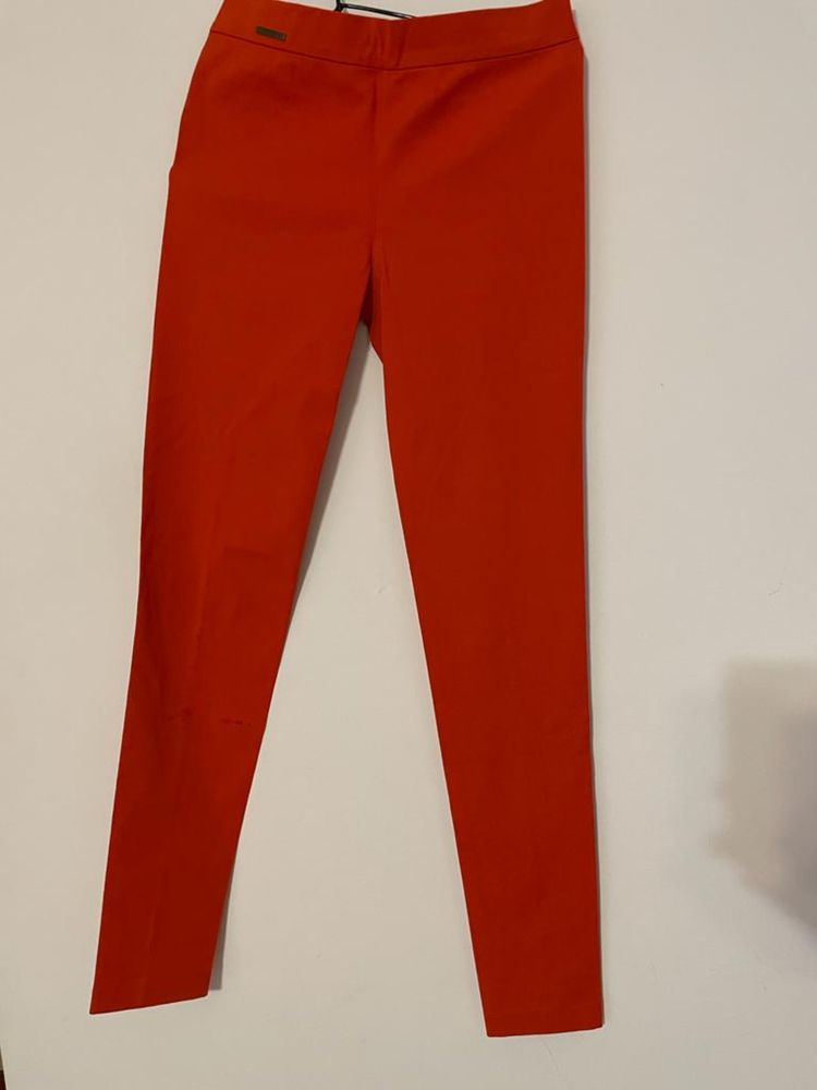 Pantaloni dama tip colanti Pull On Polo Ralph Lauren Corai/Portocaliu
