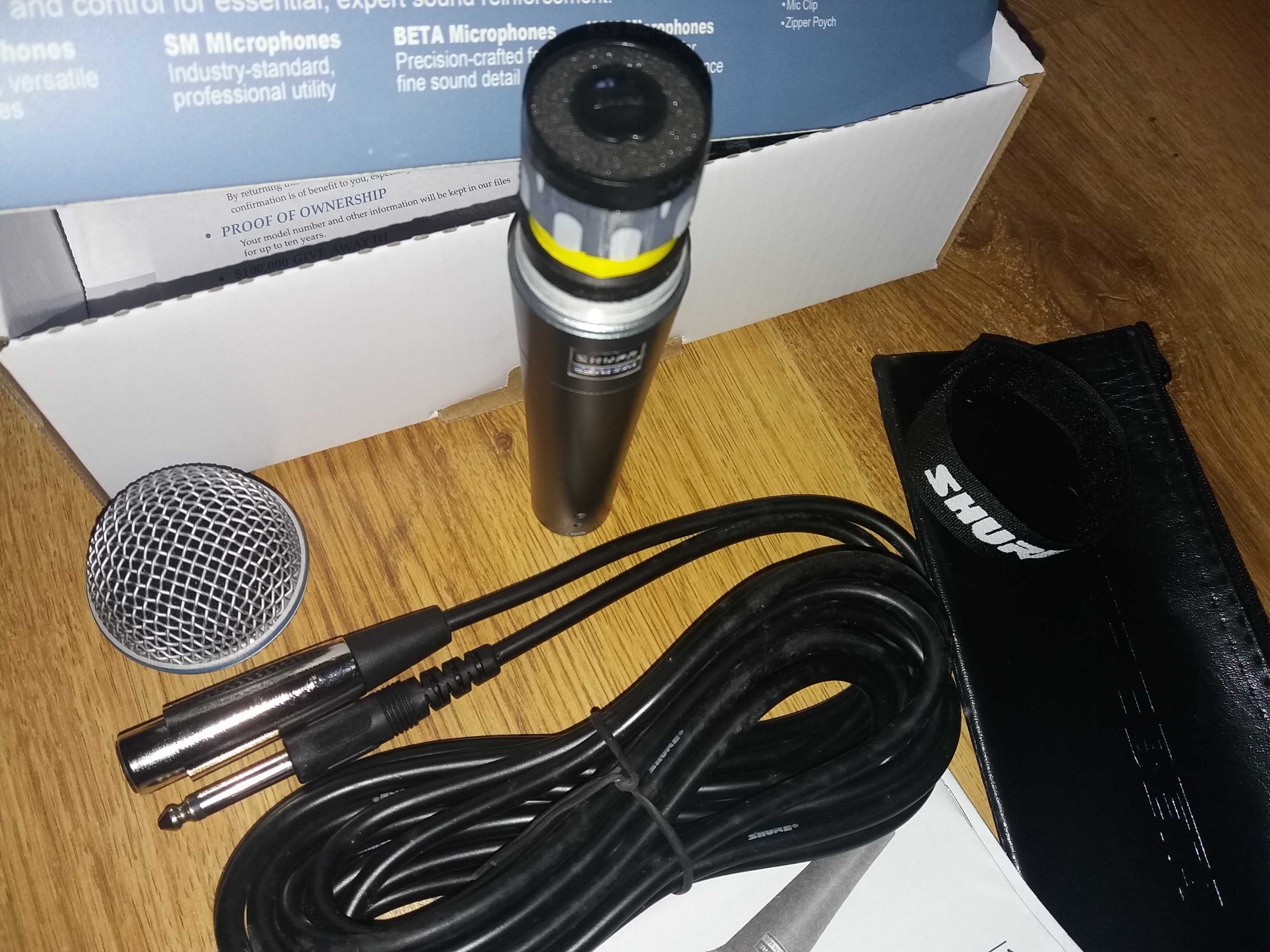 Microfon Studio Microfon Karaoke Shure Beta 58 a Microfon Biserica