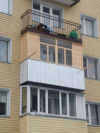 Остекление деревянных и пластиковых балконов