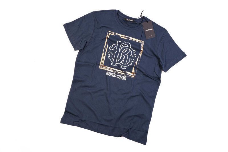 ПРОМО Roberto Cavalli-L и XL-Оригинална тъмно синя тениска