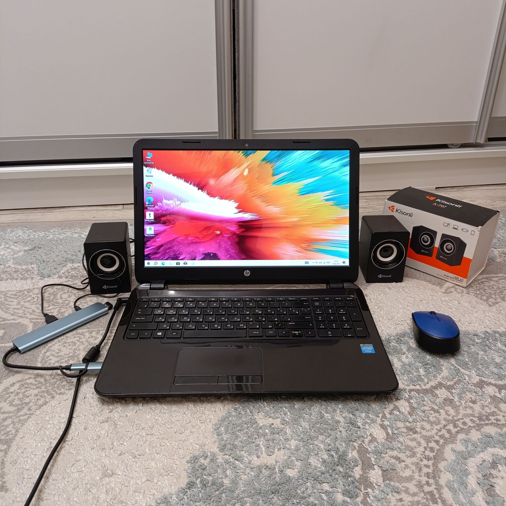 HP Notebook 15.6_Память-500ГБ/Intel 2-х ядерный! Быстрый и шустрый!!!