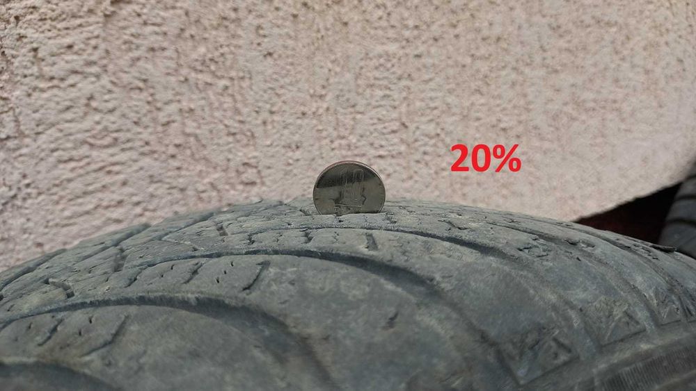 set jante tabla cu anvelope All season 185/60/R15