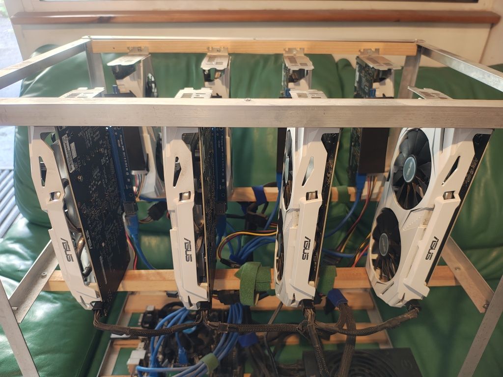 Mining Rig 8 карти Asus P106 6GB