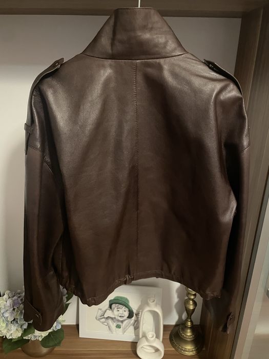 Geaca piele Massimo Dutti