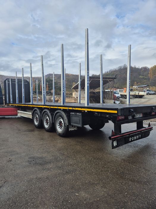 Semiremorca Pavic..transport forestier..lemne..bustean