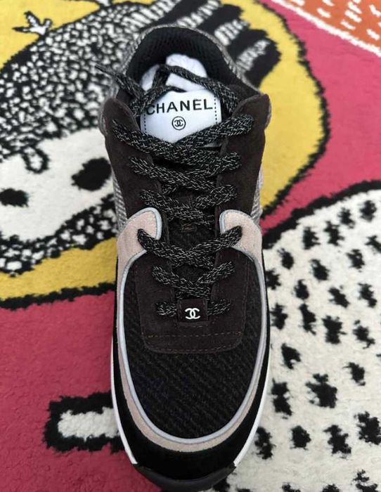 Chanel 2022 Interlocking CC Logo Athletic Sneakers