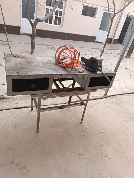 Tiski, temir stol + ballon yechadigan