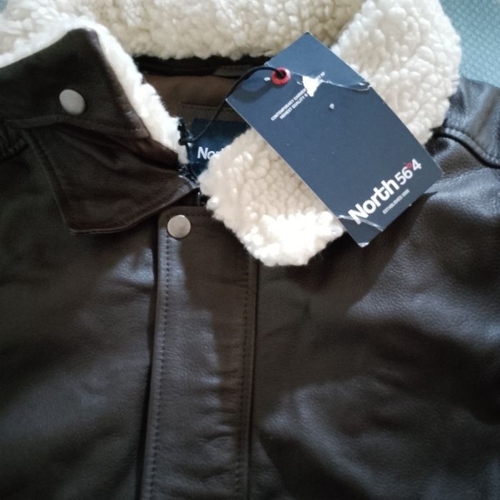 Куртка кожаная North 56°4. Размер 58-60. Оригинал.