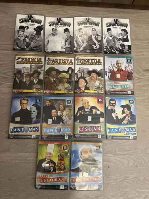 Dvd Louis de Funes Stan si Bran si romanesti