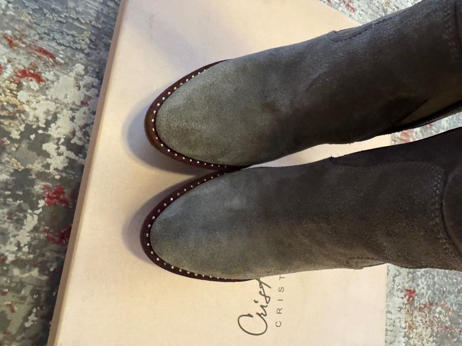 Cizme Musette piele întoarsă