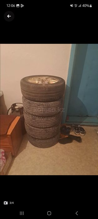 Титанки на субару 5 шт с пакрышками