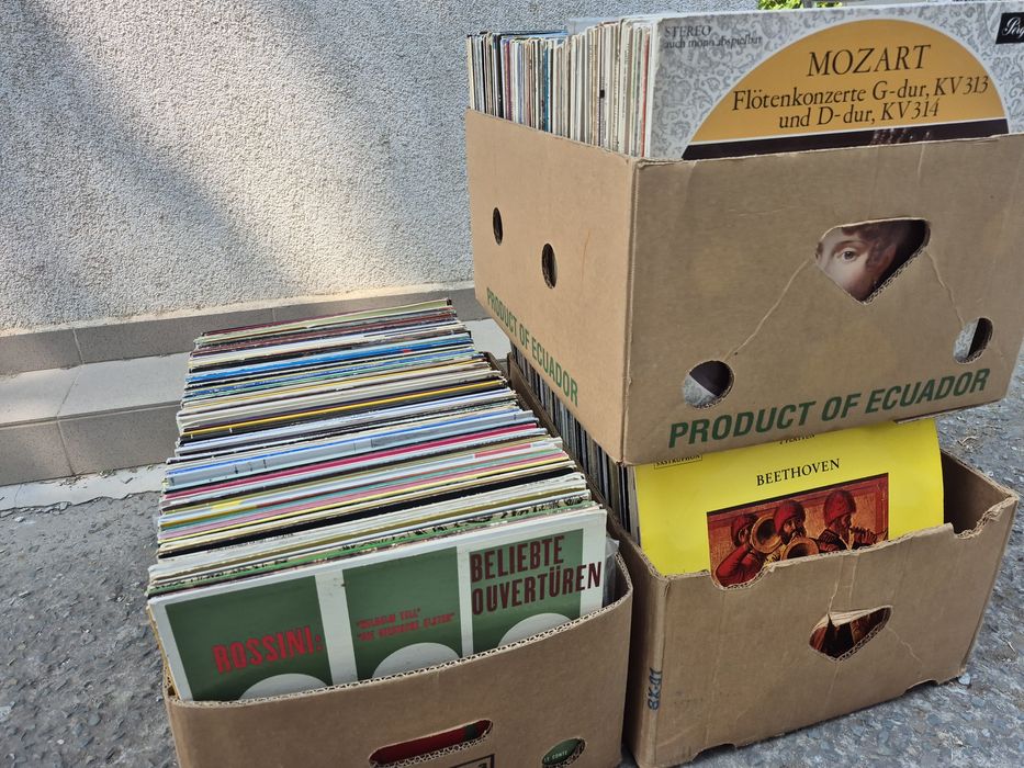 Vând 200LP Discuri Vinil colectie muzica clasica mixta Artiști celebri