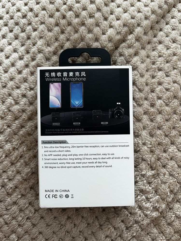 Петличка Wireless Microphone SX9