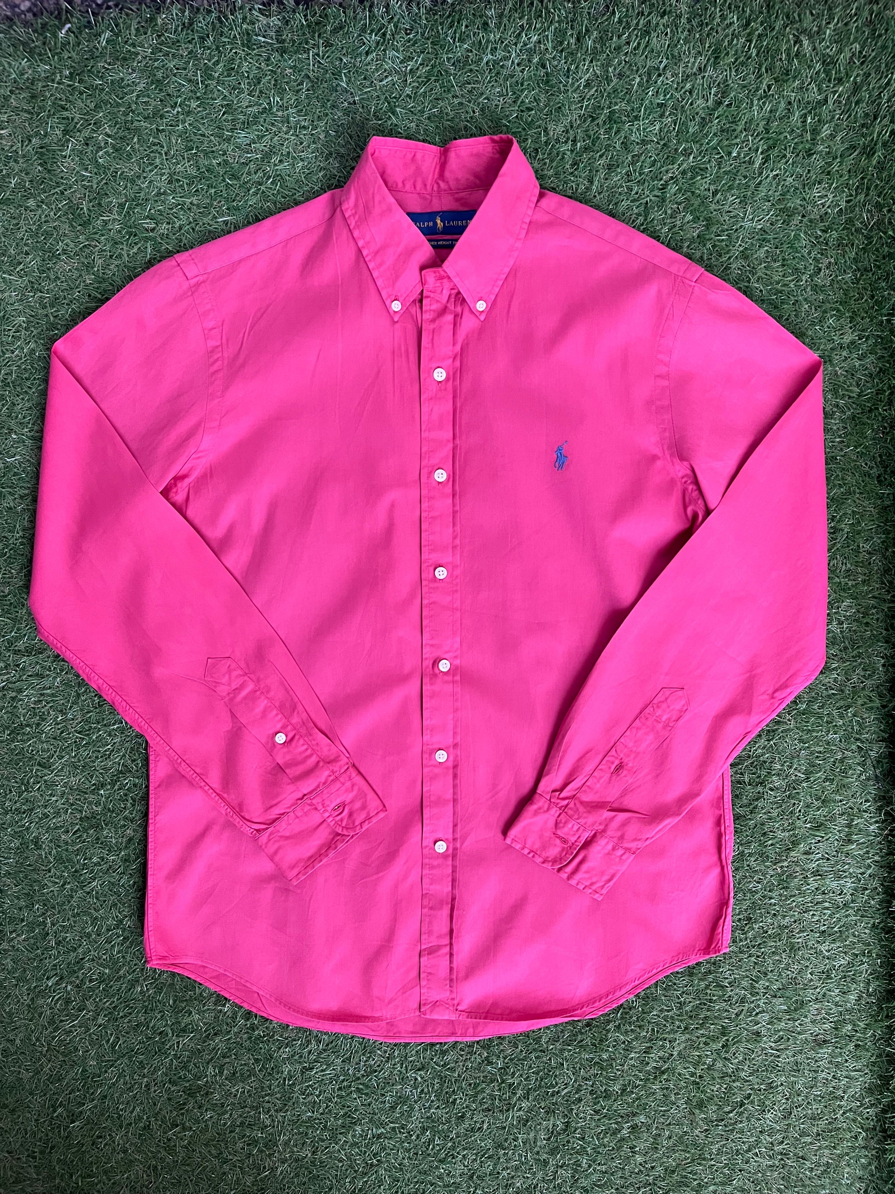 Мъжка риза с дълъг риза : Ralph Lauren Feather Weight Twill M