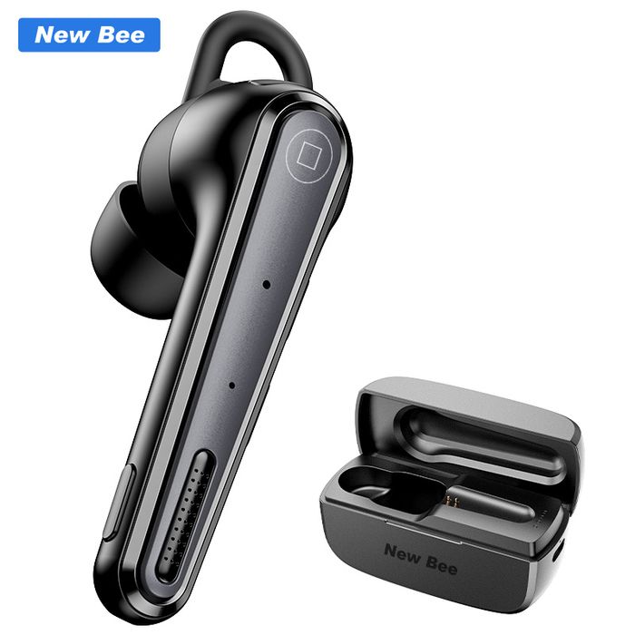 Casca bluetooth 5.1 New Bee M52 Multipoint, 7.2 grame, Neagra