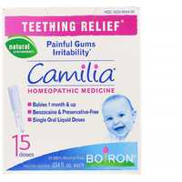 3x CAMILIA Boiron HOMEOPAT ORIGINAL Calmeaza dureri dentare la bebelus