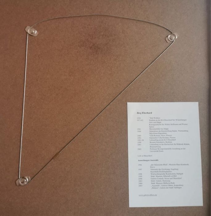 Антикварна Картина на Еберхард ,, Нещата и техните кубчета “ 2001 г.