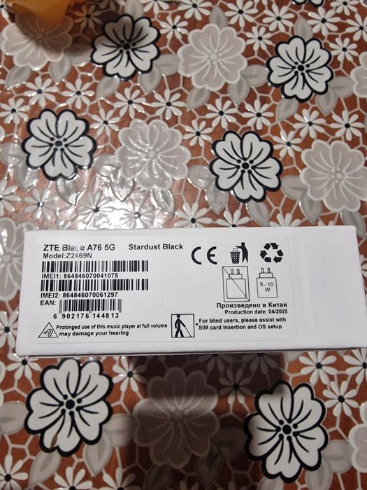 ZTE Blade A76 stardust black НОВ!!!