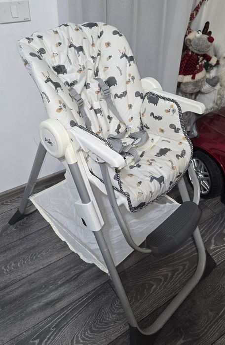 Scaun de masa bebe Mimzy Snacker 2 in 1 Frankie & Friends, Joie