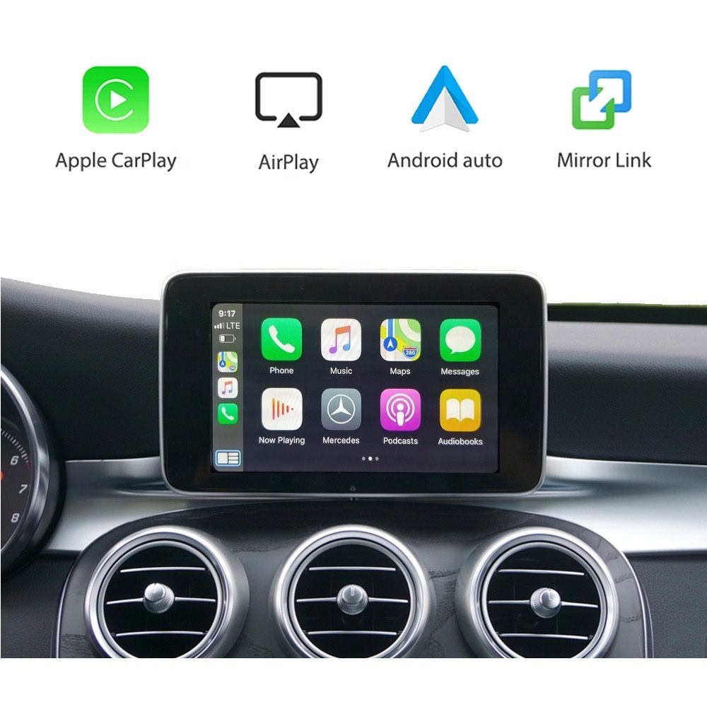 Apple CarPlay Android Auto Mercedes GLC, C CLASS Waze Netflix Youtube