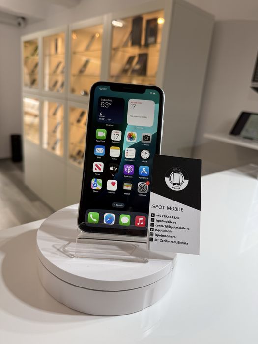   iPhone XR WHITE  64 gb ! 100% ! Garantie 12 luni + cadou