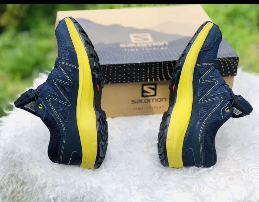 Bocanci baiat SALOMON-marimea 37,inter23,5,cm,imperm,nu  PIELE GEOX