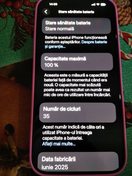 Vând iPhone 16 pro max