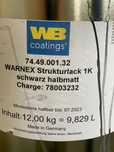 Warnex Structure Paint Black vopsea profesionala speciala pentru boxe