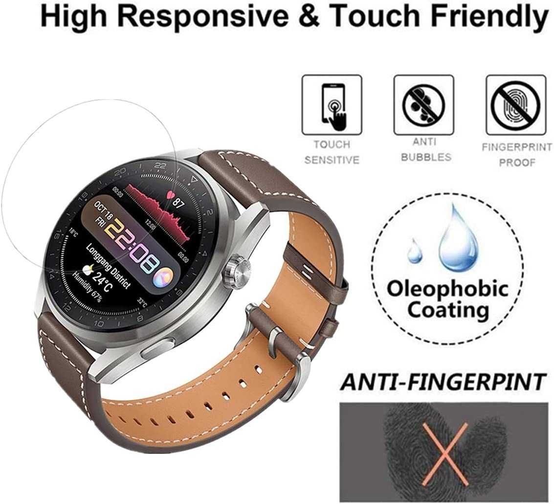 Folie protectie ecran sticla securizata smartwatch Huawei Watch 3 Pro