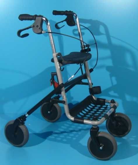 Rolator pliabil/CADRU cu 4 ROTI rolator INVACARE ,frana,scaun,cos