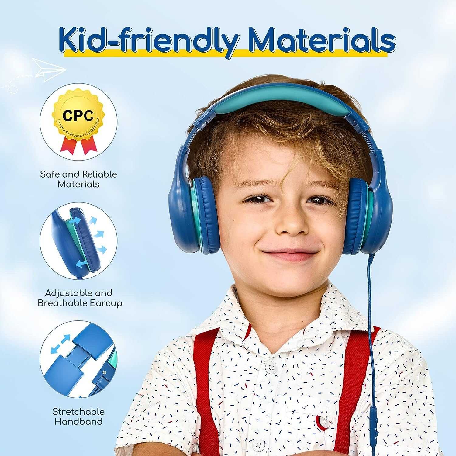 Комплект детски слушалки EarFun 2 бр.
