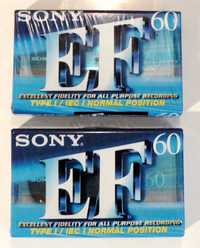 Vand/Schimb 2 Casete Originale Noi Sigilate Sony EF 60 - made in Mexic