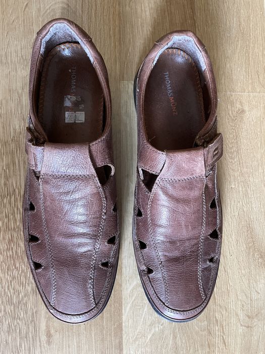 Продаю мужские кожаные сандали Thomas Munz