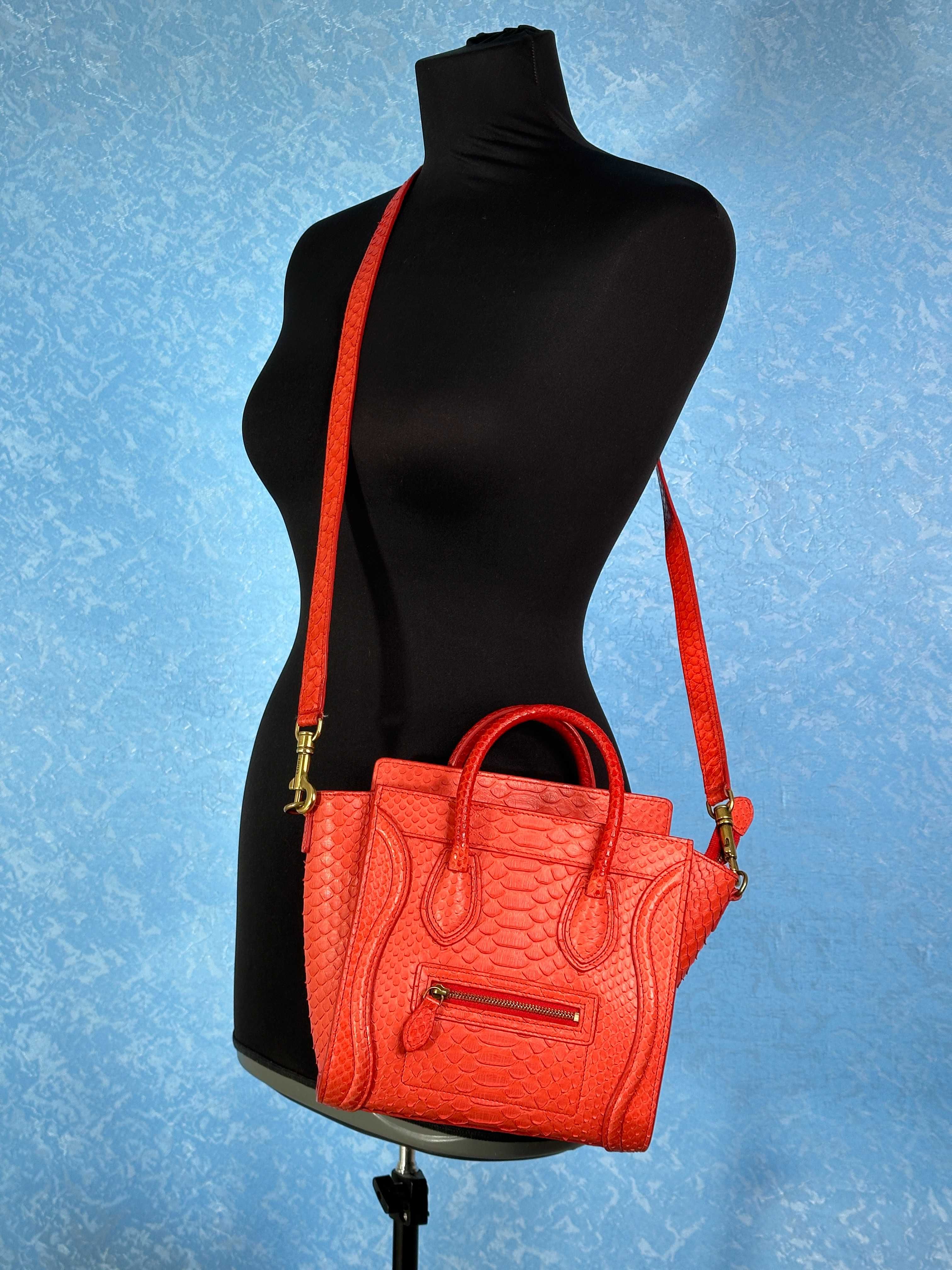 Сумка Celine, питон, оригинал