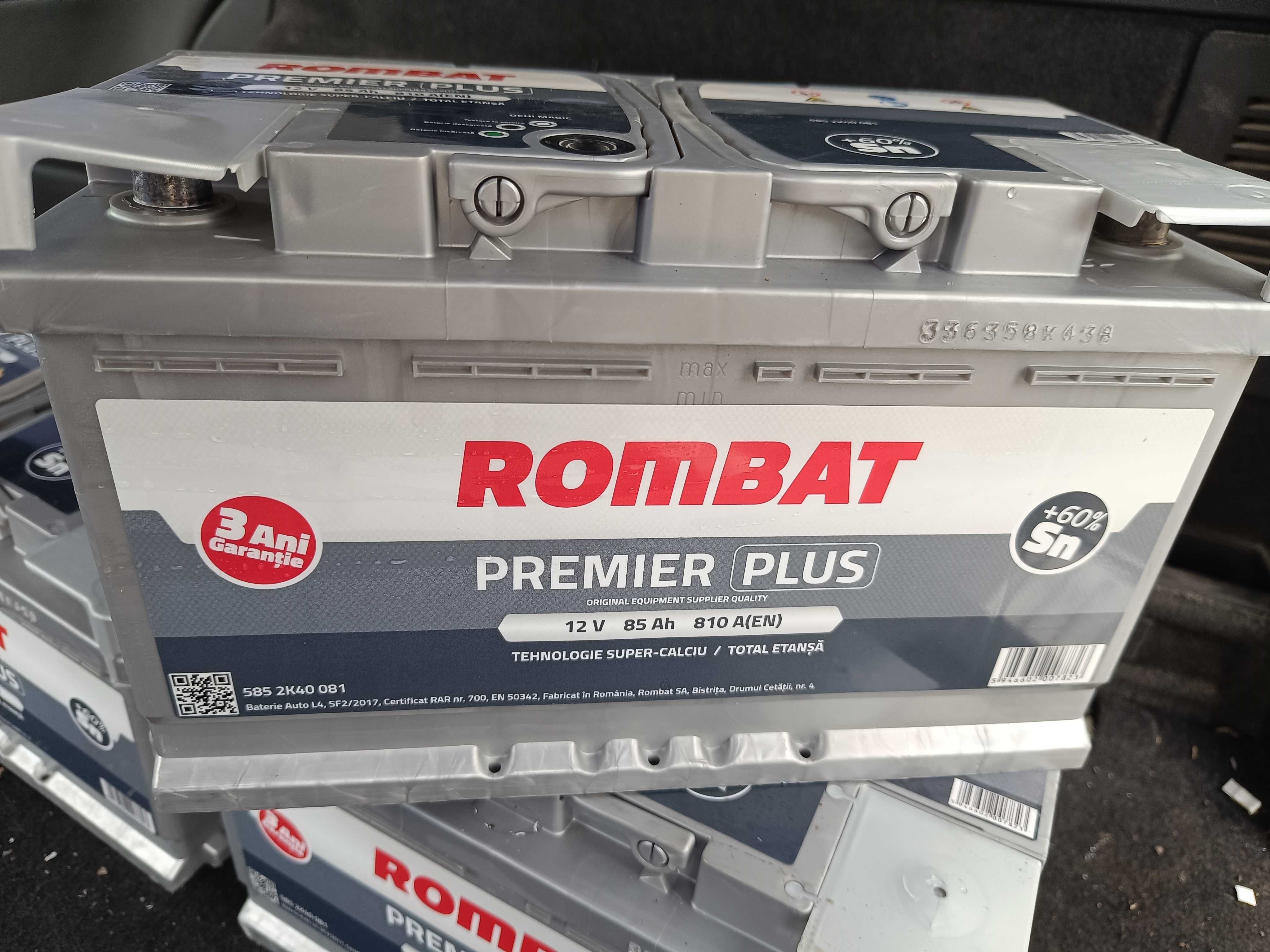 Baterie acumulator auto ROMBAT Premier Plus 65ah 70ah 75ah 80ah 85ah