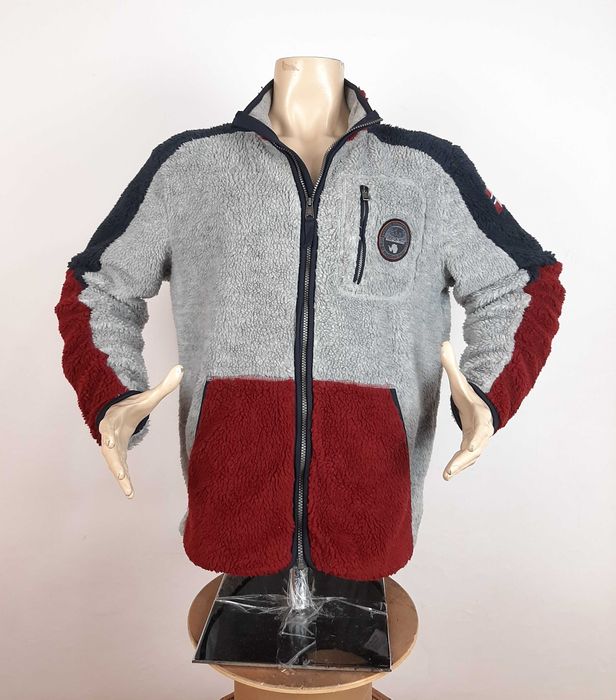 Napapijri Yupik Fleece - Оригинално мъжко поларено яке размер XL