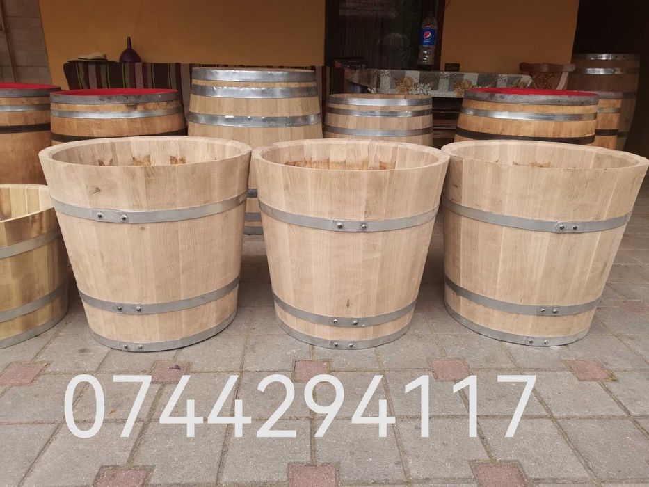 Butoi din lemn noi (stejar, salcam si dud)