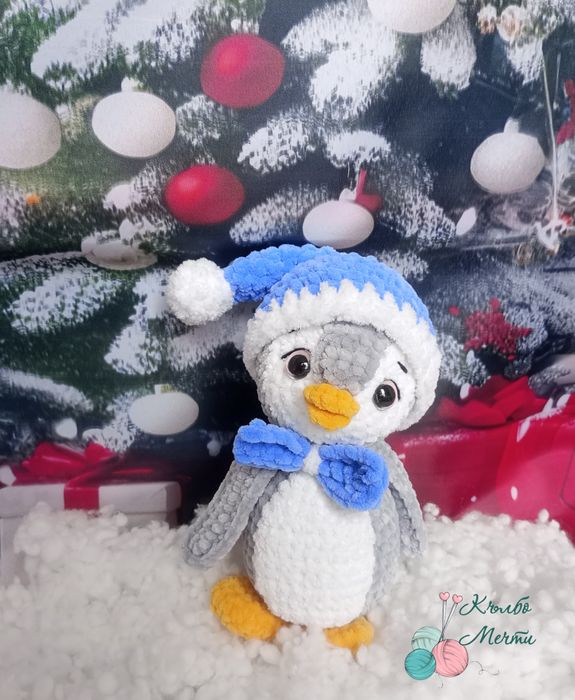 Пингвини - ръчно плетени играчки и декорации