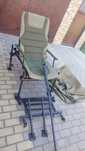 Scaun korum s23 deluxe + platforma + brat si suport preston+ husa