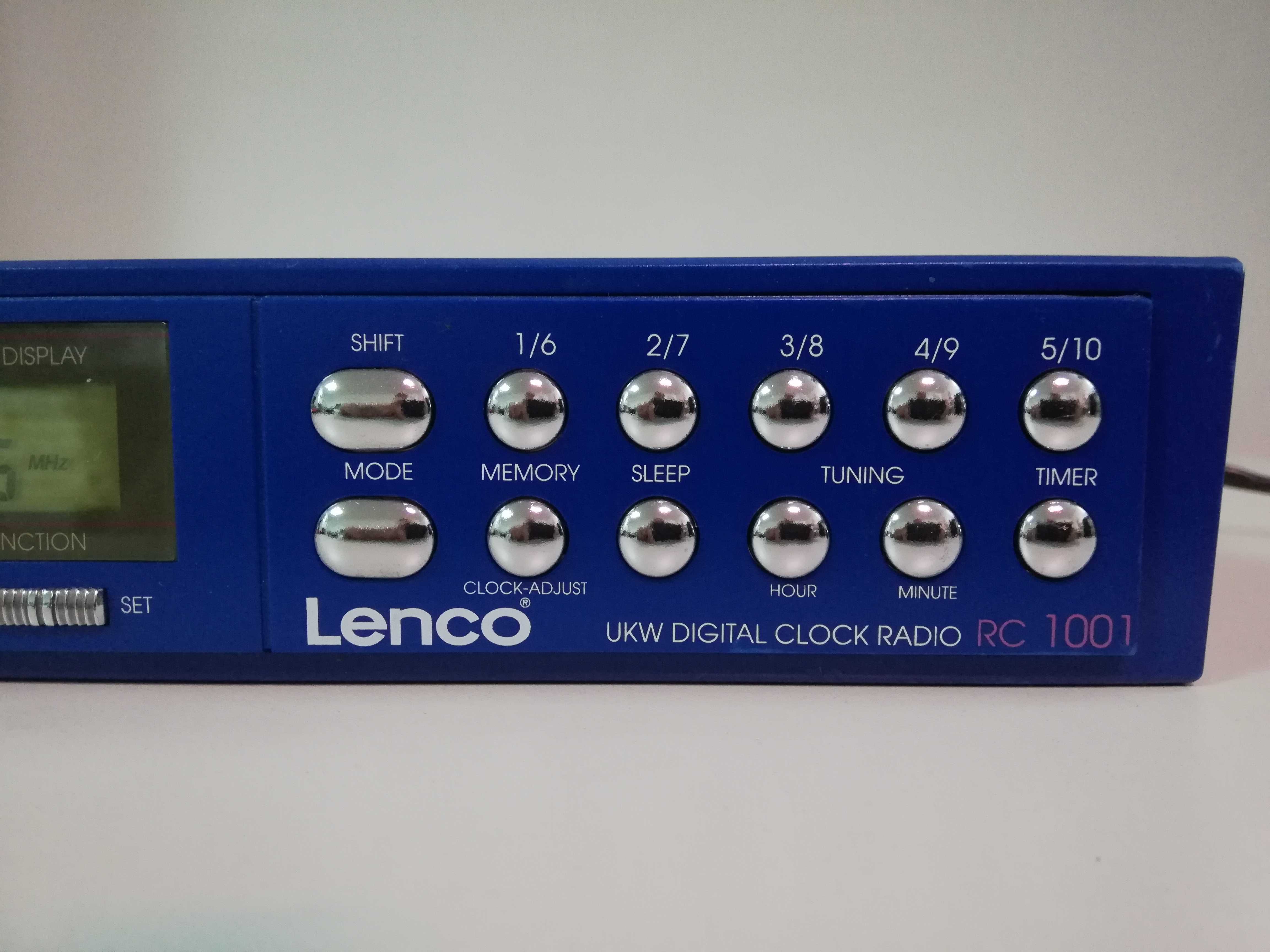 Radio/Tuner LENCO RC1001 cu Alarma/Ceas - Impecabil/Vintage/Rar/RFG