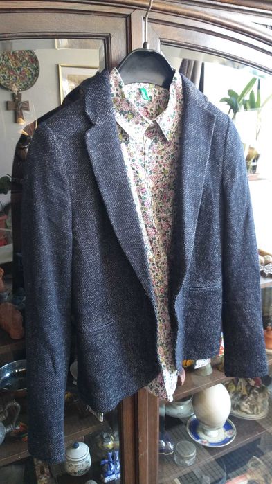 Sacou Orsay si cămasa asortată Benetton, mărimea S,