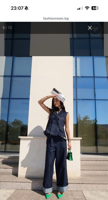 Fashionroom Nikita denim/ Дънков комплект