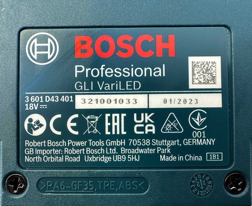 BOSCH Gli VariLED - Акумулаторна лампа 18V като нова!
