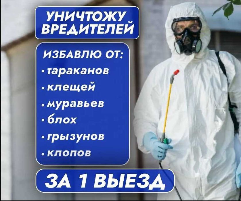 -40% gacha | 250 000 so'mdan Dezinfeksiya xizmati Дезинфекция Ташкент