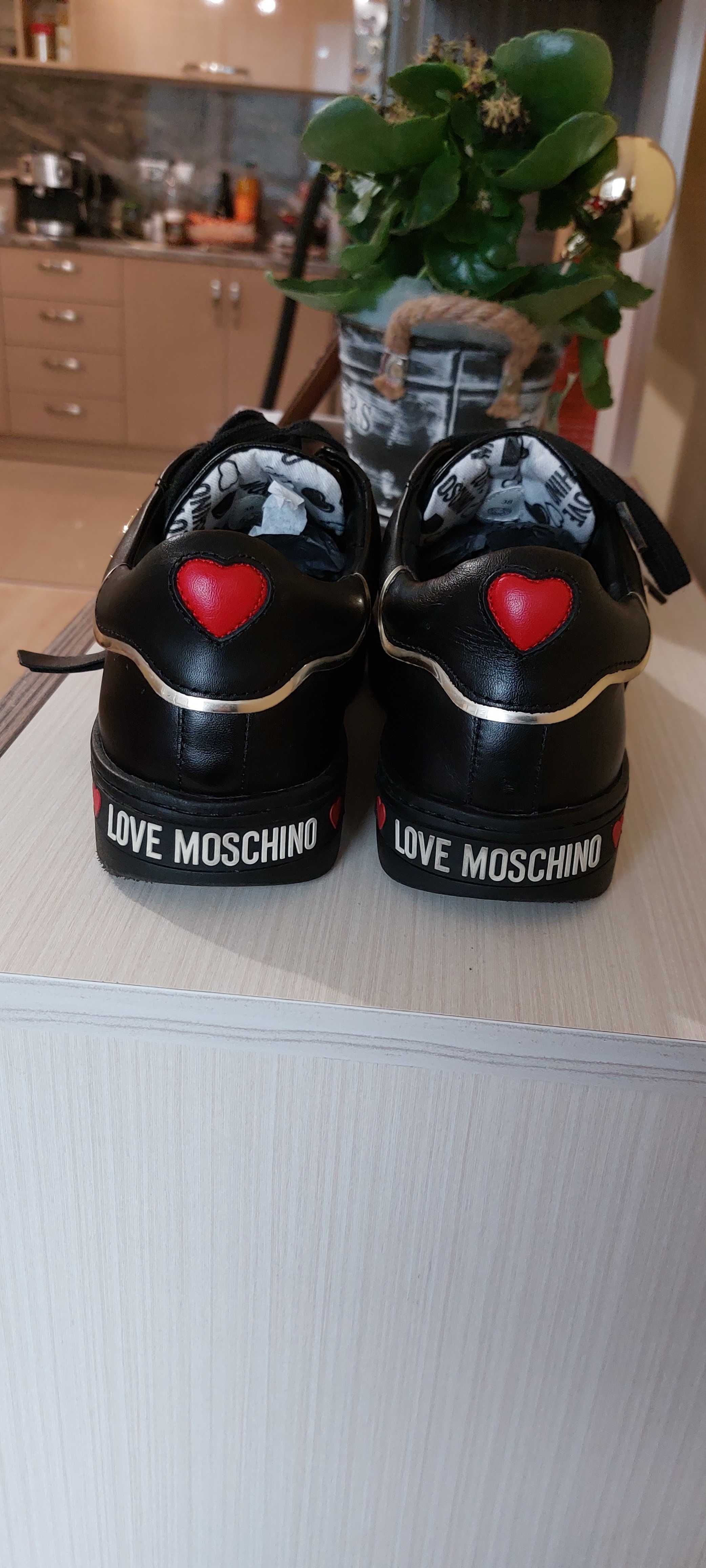Обувки Love Moschino 38 номер естествена кожа